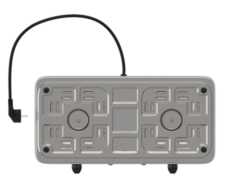 Настольная электроплита MAXVI HE211 white