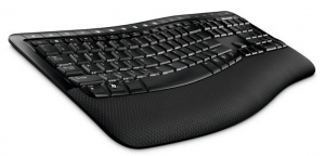 Клавиатура + мышь Microsoft Comfort 5050 черный USB беспроводная (PP4-00017)