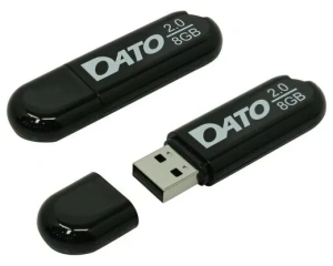 Карта USB2.0 8 GB Dato DS2001-08G черный