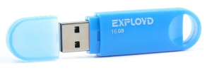 Карта USB2.0 16 GB EXPLOYD 570 синий