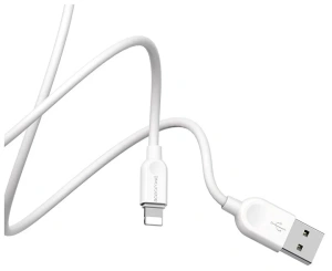 Кабель USB 2.0 A вилка - 8pin 2 м Borofone BX14 (White)