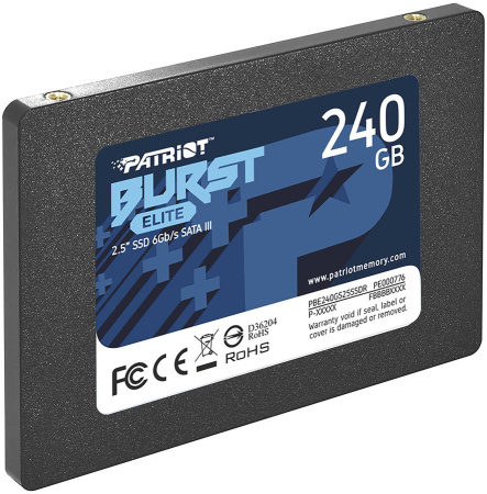 SSD 2,5" SATA 240Gb Patriot PBE240GS25SSDR Burst