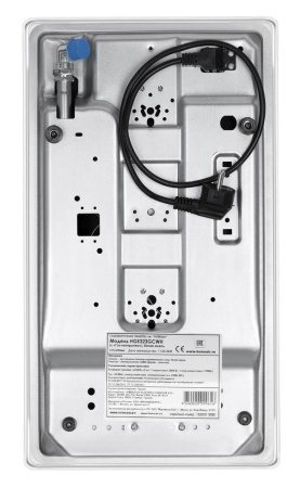 Стол газовый HOMSair HGE323GCWH белый домино