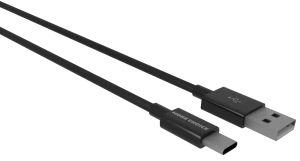 Кабель USB 2.0 A вилка - Type C 1 м More choice K24a (Black)