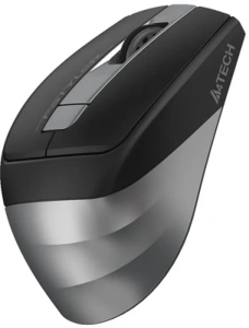 Мышь A4 Fstyler FG35 серый/черный оптическая (2000dpi) беспроводная USB