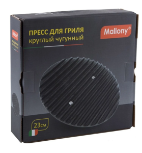 Пресс для гриля MALLONY CH23-L 23 см чугун (985026)