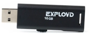 Карта USB2.0 16 GB EXPLOYD 580 черный