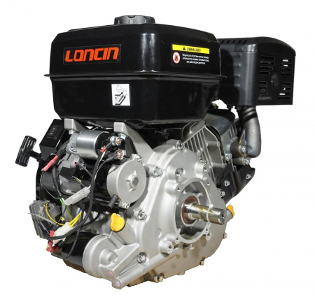 Двигатель бензиновый 4Т LONCIN LC196 FD (23 л.с, D-25) 20А (D type)