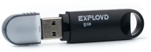 Карта USB2.0 8 GB EXPLOYD 570 черный