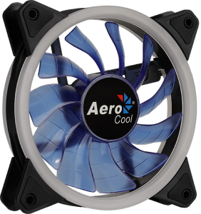 Кулер корпус 120x120x25 Aerocool Rev Blue 120x120 3-pin 15dB 153gr LED Ret