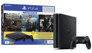 Игровая консоль Sony PlayStation 4 1TB + DG/GOW/TLOU/PS Plus 3мес. СUH-2208B