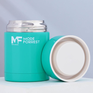 Термос для еды MODE FORREST, сохраняет тепло 6 ч, 450 мл, бирюзовый (9088933)