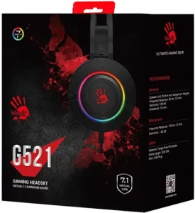 Гарнитура A4 Bloody G521 черный 2.3м