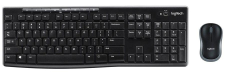 Клавиатура + Мышь Logitech MK270 беспроводной черный (920-004518)