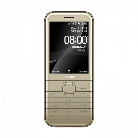 Сотовый телефон Nokia 8000 Gold (*9)