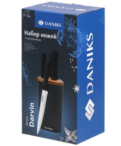 Набор ножей DANIKS, Darvin, 6пр., YW-A515/YW-A440 (456535)