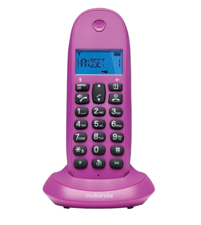 Телефон-радио MOTOROLA C1001LB+ фиолетовый