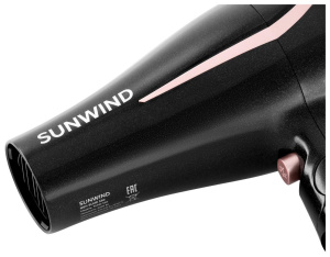 Фен SunWind SUHD 550 черный/розовое золото