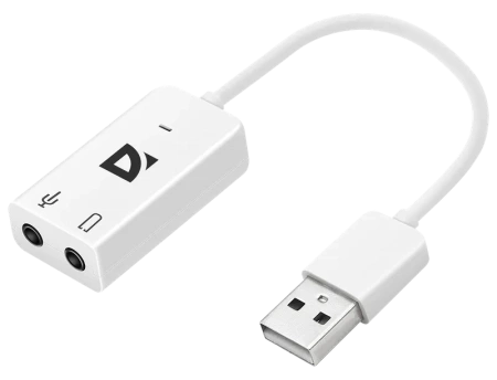 Звуковая карта USB Defender Audio белый