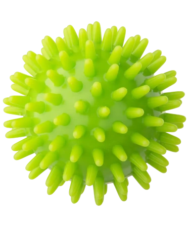 Мяч массажный BASE FIT GB-601 d-7см, цв. зеленый (43106-68553)