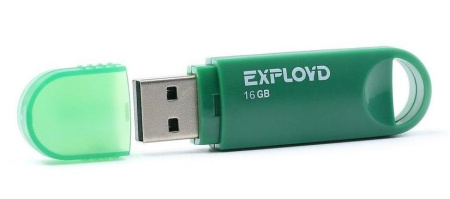 Карта USB2.0 16 GB EXPLOYD 570 зеленый