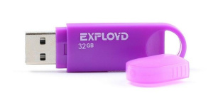 Карта USB2.0 32 GB EXPLOYD 570 пурпурный