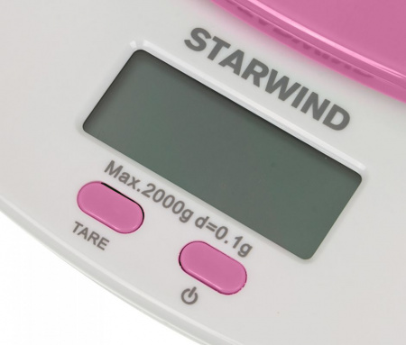 Весы кухонные электронные STARWIND SSK2157 розовый