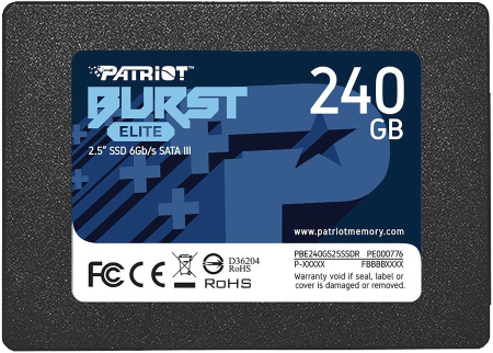 SSD 2,5" SATA 240Gb Patriot PBE240GS25SSDR Burst