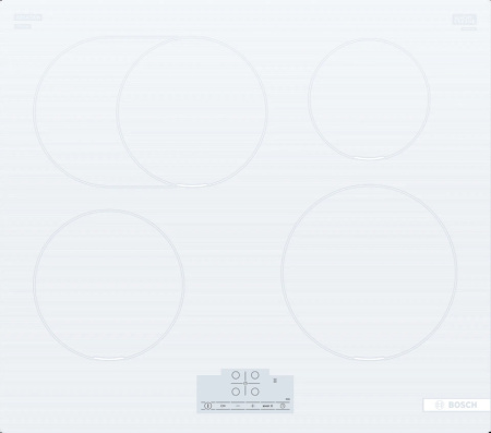 Стол электрический Bosch PIF612BB1E белый индукция