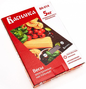 Весы кухонные электронные ВАСИЛИСА ВА-014 Итальянская кухня