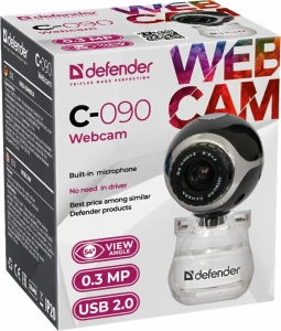 Камера WEB DEFENDER C-090 черный
