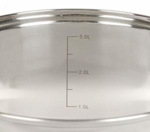 Набор посуды DANIKS "Веллингтон", кастрюли, нерж., индукция, 6 пр (GS-01415-6SE)(434978)