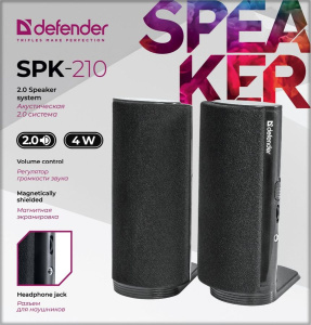 Акустика DEFENDER SPK-210 черный