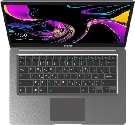Ноутбук 14" Digma EVE 14 C411 Cel N3350/4Gb/SSD128Gb/500/W10HSL64