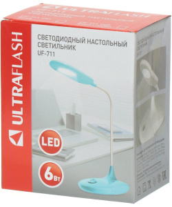 Лампа настольная ULTRAFLASH UF-711 C01 белый