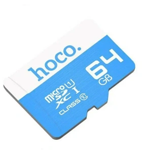 Карта micro-SD 64 GB Hoco Class 10 (Blue)