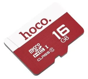 Карта micro-SD 16 GB Hoco Class 10 (Red)
