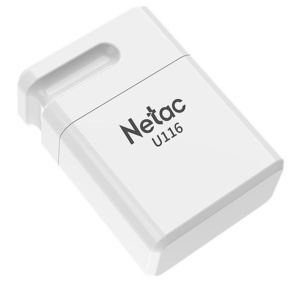 Карта USB2.0 32 GB NETAC U116 NT03U116N-032G-20WH белый