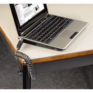 Трос безопасности для защиты ноутбука Hama NBPortableDigit(54106)3mm черный (00054106)