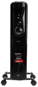 Обогреватель масляный CENTEK CT-6200 BLACK 7 секций