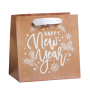 Пакет крафтовый квадратный «Новогодний подарок»