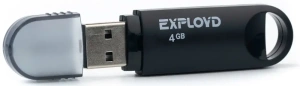 Карта USB2.0 4 GB EXPLOYD 4GB-570 черный