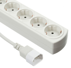 Фильтр сетевой Ippon BK112 (6 oultet power strip 1,8 meters) вилка UPS