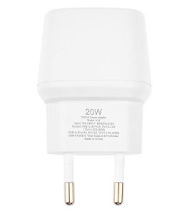 СЗУ Vixion H14 6.0A QC3.0 + USB-C PD 20W двухпортовое белое