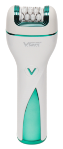 Эпилятор VGR V-728, белый/зеленый