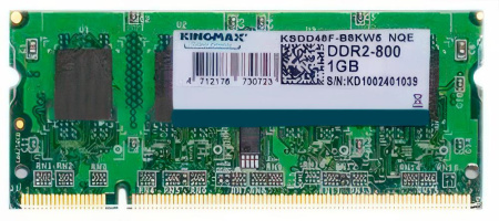 Память SO-DIMM DDR2 1024Mb 800MHz Kingmax KSDD48F-B8KW5 БУ/БГ