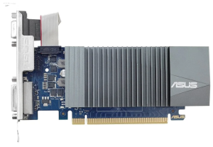 Видеокарта Asus PCI-E GT710-SL-1GD5-BRK NV GT710 1024Mb 32b GDDR5 954/1800 DVIx1/HDMIx1/CRTx1/HDCP R