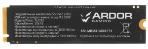 SSD M.2 256 Gb ARDOR GAMING Ally AL1282 [ALMAYM1024-AL1282]