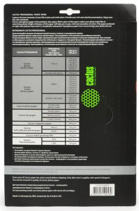 Бумага Cactus A4/280г/м2/20л. Prof CS-SMA428020 шелковисто-матовое сатин