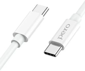 Кабель USB 3.0 Type-C - Type-C 1 м Pero DC-08 белый (*2)